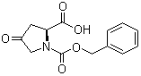 N-Carbobenzoxy-4-oxo-L-proline molecular structure (CAS 64187-47-9)