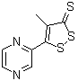 structure of CAS# 64224-21-1, Oltipraz;4-Methyl-5-pyrazinyl-3H-1,2-dithiole-3-thione; NSC 347901; RP 35972