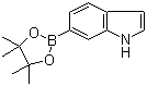 Indole-6-boronic acid pinacol ester molecular structure (CAS 642494-36-8)