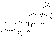 粘霉烯乙酸酯分子结构 (CAS 6426-44-4)