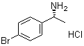 结构式 CAS# 64265-77-6, (R)-1-(4-溴苯基)乙胺盐酸盐