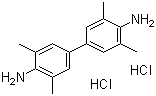 3,3',5,5'-四甲基联苯胺盐酸盐分子结构 (CAS 64285-73-0)