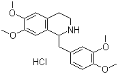 四氢罂粟碱盐酸盐分子结构 (CAS 6429-04-5)