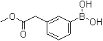 [3-[(Methoxycarbonyl)methyl]phenyl]boronic acid molecular structure (CAS 643094-11-5)