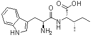 L-Tryptophyl-L-isoleucine molecular structure (CAS 64339-42-0)