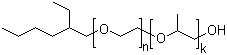 异辛醇聚氧乙烯聚氧丙烯醚分子结构 (CAS 64366-70-7)
