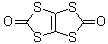 structure of CAS# 64394-45-2, 1,3,4,6-Tetrathiapentalene-2,5-dione;[1,3]Dithiolo[4,5-d]-1,3-dithioledione; Thiapendione