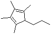 结构式 CAS# 64417-12-5, 四甲基(正丙基)环戊二烯
