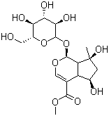 结构式 CAS# 64421-28-9, 山栀苷甲酯