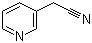 structure of CAS# 6443-85-2, 3-Pyridineacetonitrile;3-Pyridinylacetonitrile; Pyridin-3-ylacetonitrile