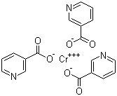 Chromium nicotinate molecular structure (CAS 64452-96-6)