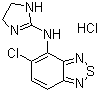 盐酸替扎尼定分子结构 (CAS 64461-82-1)