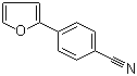 结构式 CAS# 64468-77-5, 4-(2-呋喃基)苯甲腈