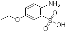 2-氨基-5-乙氧基苯磺酸分子结构 (CAS 6448-82-4)
