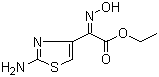 structure of CAS# 64485-82-1, Ethyl 2-(2-aminothiazole-4-yl)-2-hydroxyiminoacetate;EHATA; Ethyl 2-(2-amino-1,3-thiazol-4-yl)-2-hydroxyiminoacetate