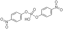 结构式 CAS# 645-15-8, 双(对硝基苯基)磷酸酯