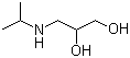 结构式 CAS# 6452-57-9, 3-异丙基氨基-1,2-丙二醇