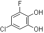 5-Chloro-3-fluoro-1,2-benzenediol molecular structure (CAS 645405-05-6)