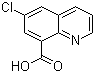 结构式 CAS# 6456-78-6, 6-氯喹啉-8-羧酸