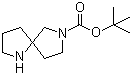 tert-Butyl 2,6-diazaspiro[4.4]nonane-2-carboxylate molecular structure (CAS 646055-63-2)