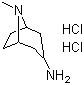 8-甲基-8-氮杂双环[3,2,1]辛-3-胺盐酸盐分子结构 (CAS 646477-45-4)