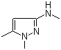 N,1,5-三甲基-1H-吡唑-3-胺分子结构 (CAS 646506-40-3)
