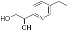 1-(5-乙基-2-吡啶基)-1,2-乙二醇分子结构 (CAS 646519-83-7)