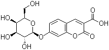 3-Carboxyumbelliferyl beta-D-galactopyranoside molecular structure (CAS 64664-99-9)
