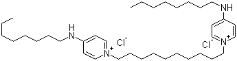 1,10-Bis[4-(octylamino)-1-pyridinium]decane dichloride molecular structure (CAS 64690-21-7)