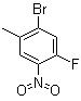 structure of CAS# 64695-96-1, 1-Bromo-5-fluoro-2-methyl-4-nitrobenzene