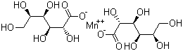 structure of CAS# 6485-39-8, Manganese gluconate