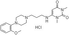 Urapidil hydrochloride molecular structure (CAS 64887-14-5)