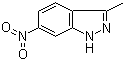 structure of CAS# 6494-19-5, 3-Methyl-6-nitroindazole;3-Methyl-6-nitro-1H-indazole