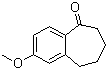 structure of CAS# 6500-65-8, 2-Methoxy-6,7,8,9-tetrahydrobenzocyclohepten-5-one