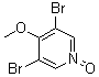 3,5-二溴-4-甲氧基吡啶 1-氧化物分子结构 (CAS 650140-84-4)