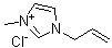 1-Allyl-3-methylimidazolium chloride molecular structure (CAS 65039-10-3)