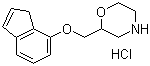 盐酸茚洛秦分子结构 (CAS 65043-22-3)