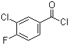 结构式 CAS# 65055-17-6, 3-氯-4-氟苯甲酰氯