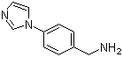 4-(1-咪唑基)苯甲胺分子结构 (CAS 65113-25-9)