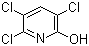 3,5,6-三氯吡啶-2-醇分子结构 (CAS 6515-38-4)