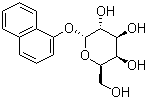 1-萘基 alpha-D-吡喃半乳糖苷分子结构 (CAS 65174-63-2)