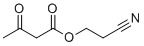 structure of CAS# 65193-87-5, 2-Cyanoethyl 3-oxobutanoate