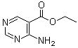 4-Aminopyrimidine-5-carboxylic acid ethyl ester molecular structure (CAS 65195-35-9)