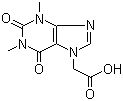 Theophylline-7-acetic acid molecular structure (CAS 652-37-9)