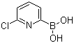 structure of CAS# 652148-90-8, 6-Chloropyridine-2-boronic acid;(6-Chloro-2-pyridinyl)boronic acid; B-(6-Chloro-2-pyridinyl)boronic acid