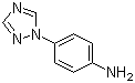 4-(1H-1,2,4-三唑-1-基)苯胺分子结构 (CAS 6523-49-5)