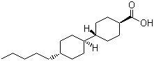 4-戊基双环己烷甲酸分子结构 (CAS 65355-33-1)