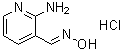 2-氨基-3-吡啶甲醛肟单盐酸盐分子结构 (CAS 653584-65-7)