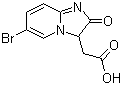 6-Bromo-2,3-dihydro-2-oxoimidazo[1,2-a]pyridine-3-acetic acid molecular structure (CAS 653599-23-6)