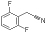 2,6-二氟苯乙腈分子结构 (CAS 654-01-3)